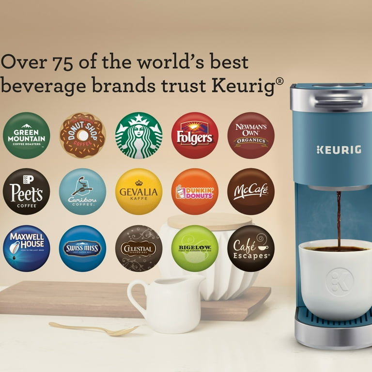 Keurig K-Mini Plus K-Cup Single Serve Coffee Maker, Evening Teal