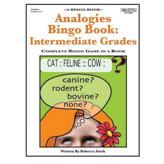 Bingo Books: Analogies Bingo Book: Intermediate Grades: Complete Bingo Game In A Book (Paperback)