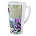 thumbnail image 2 of CafePress - 3D Quilling Unicorn - 17 Oz White Ceramic Latte Mug, 2 of 3