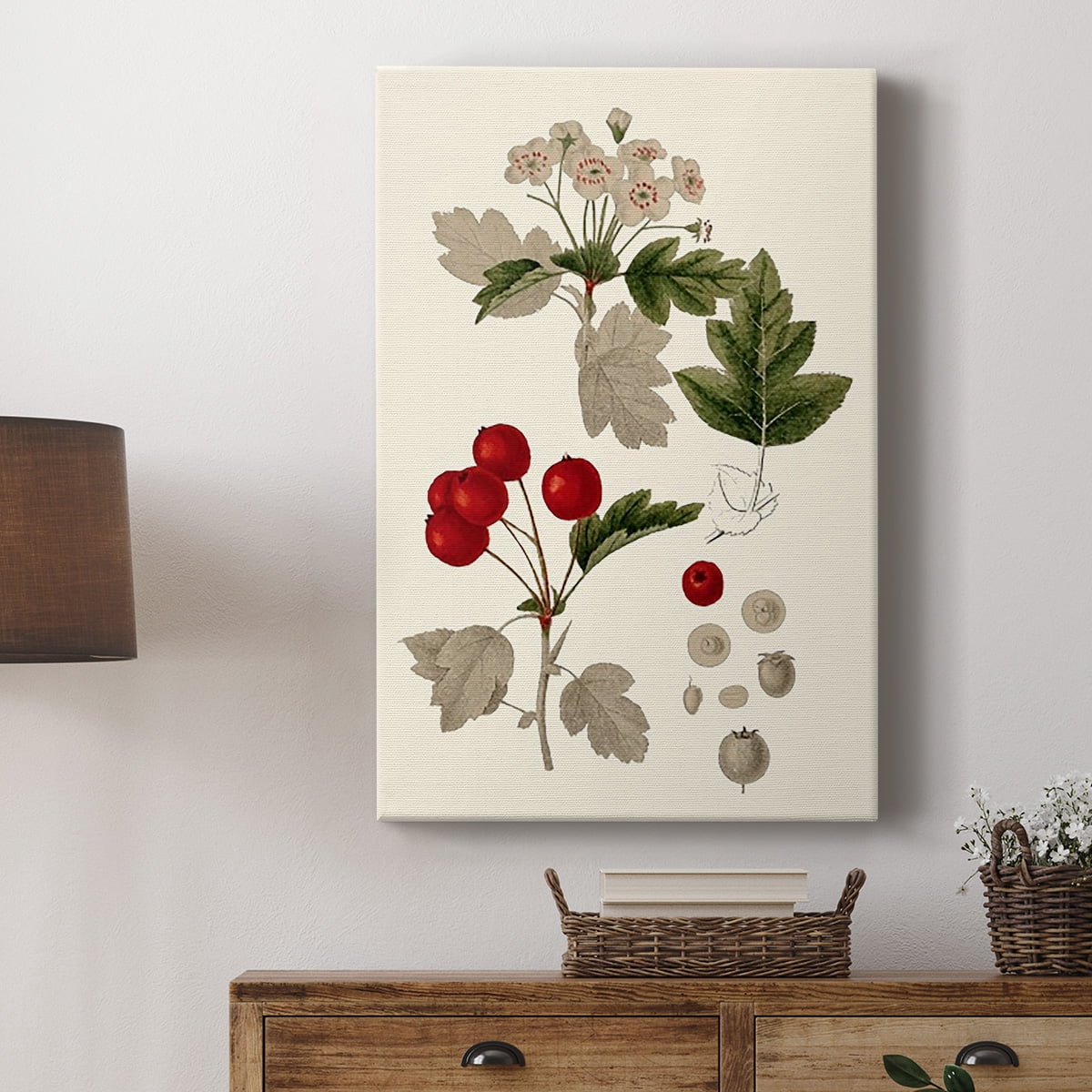 Leaves & Berries III Premium Gallery Wrapped Canvas - Ready to Hang