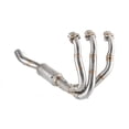 thumbnail image 2 of For Triumph Trident 660 2021 2022 2023 2024 Modified Motorcycle Escape ATV Exhaust Header Link Pipe 51MM Slip-on Muffler Tube System, 2 of 5