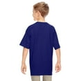thumbnail image 2 of Gildan 3 Pack Youth Boys Heavy Cotton Neon Blue T-Shirt, XS, 2 of 3