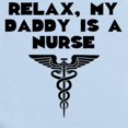 thumbnail image 2 of CafePress - My Daddy Is A Nurse Body Suit - Baby Light Bodysuit, Size Newborn - 24 Months, 2 of 4