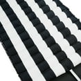 thumbnail image 6 of 2 Pieces Set Outdoor Lounge Chair Cushions Patio Chaise Lounge Replacement Cushions Funiture Seat Cushions Chair Pads Set of 2 (Black-White Stripe-2 pcs), 6 of 7