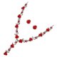 thumbnail image 3 of Here's an elegant and professional product description for your **Elegant Red Rose Pendant Necklace and Earrings Set**:\n\n \n\n**Elegant Red Rose, 3 of 5