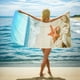 thumbnail image 3 of Toallas de baño Toalla de playa de fibra fina Toalla de baño ligera Manta de playa de arena Toalla de viaje para piscina Toalla multifuncional 28x60 pulgadas Una playa, 3 of 3