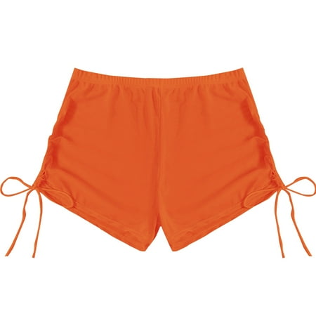 TANGNADE Swim Shorts Women Bikini Bottoms for High Waist Breathable Chiffon Full Coverage 2025 Summer Beach Swim Bottom