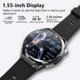 thumbnail image 4 of LAATIKUI smartwatch F200 waterproof IP67 suitable for both men's and women's sports mode, 1.55-inch fitness tracker, for answering/making calls/smart reminders, 4 of 9