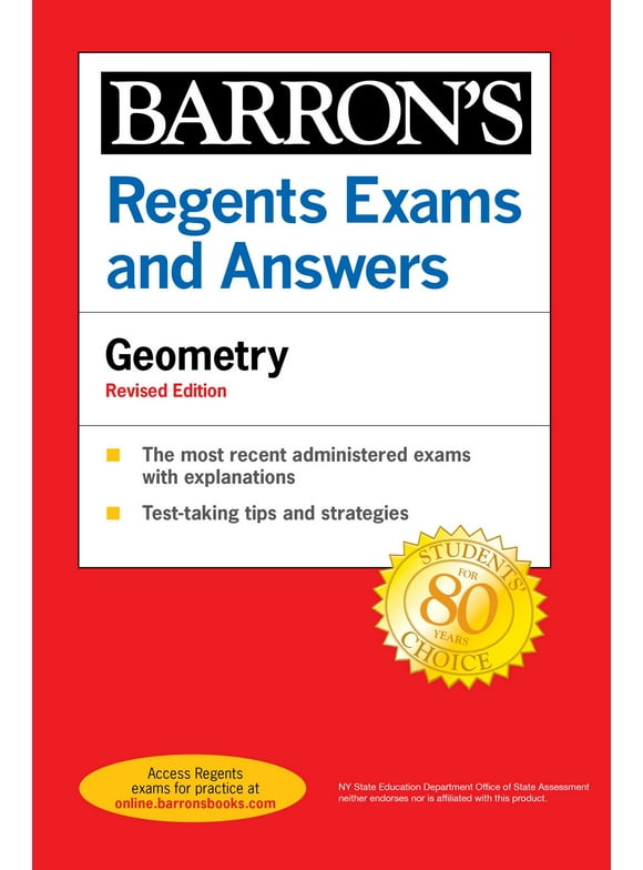 Barron's Regents NY: Regents Exams and Answers Geometry Revised Edition (Paperback)