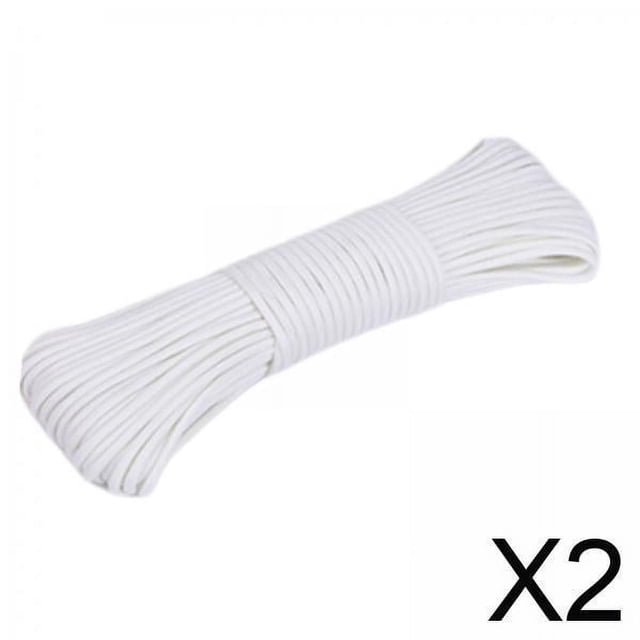 2xParacord Cuerda Multifuncional Resistente Para Tienda De Campaña Para Canotaje, Jardín, Mochilero, Color