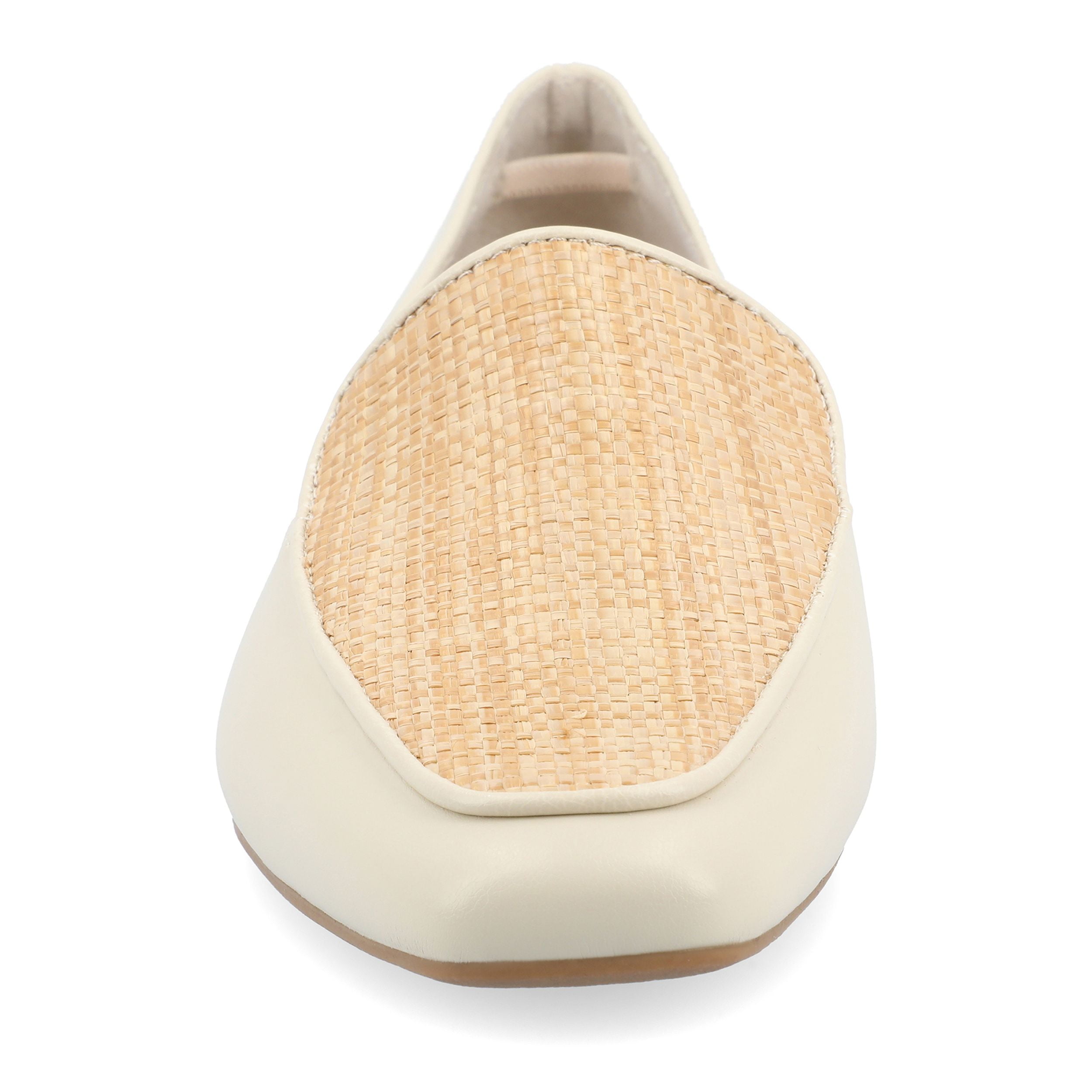 Journee Womens Kennza Soft Faux Leather Slip On Flats