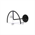 thumbnail image 2 of 1 Estante Semicircular de Acero Al Carbono para Sombrero de Béisbol, Estante de Almacenamiento para Colgar en la Pared, Soporte para Sombrero, 2 of 5