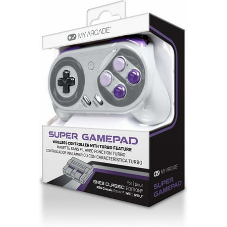 My Arcade Super GamePad Wireless Controller SNES Edition for NES andSuper NES (Best Nes Emulator For Mac)