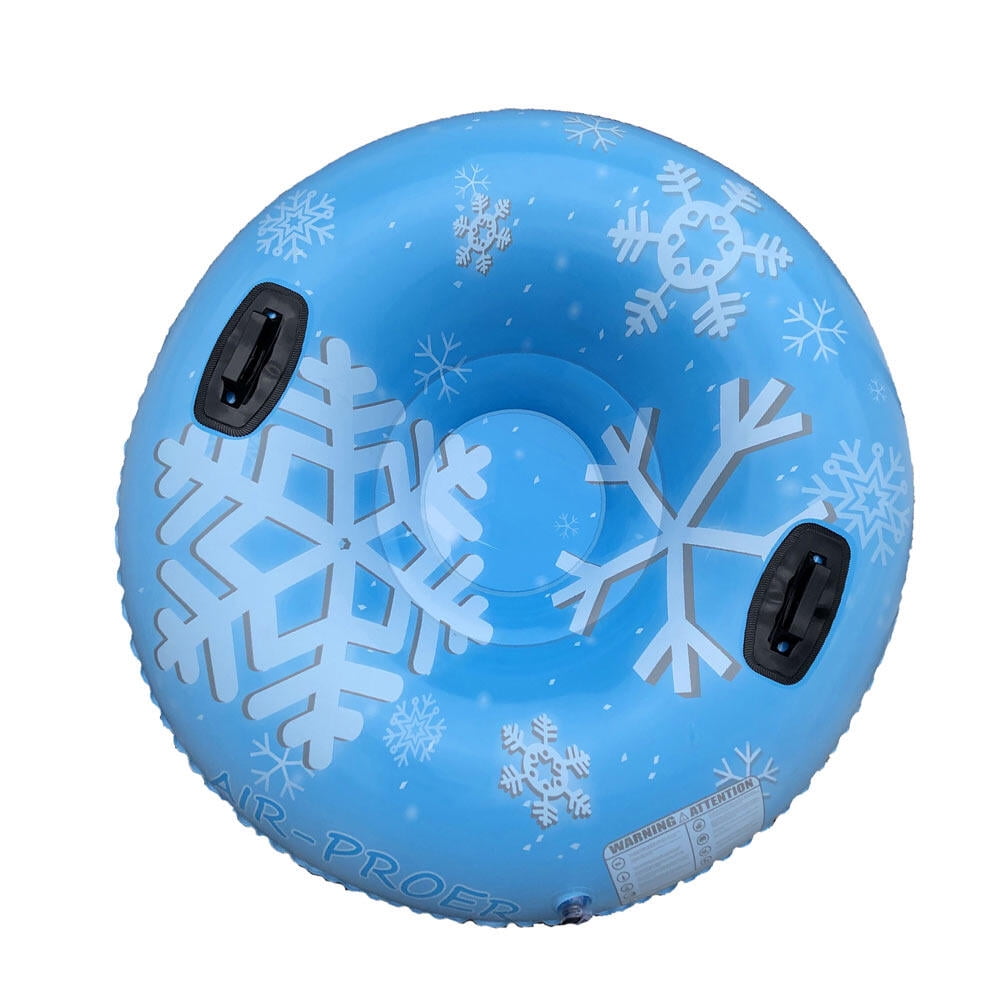 IDEANATEGRATE Snow Tube Sled PVC Snow Tube Ice Lovers Winter Outdoor Sports 1Pcs