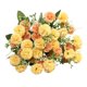 thumbnail image 2 of Artificial Flower Bouquet Hydrangea Carnation Arrangement - Small High-End Faux Floral Decor, Lifelike Wedding Centerpiece, Home Display Decoration, 2 of 4