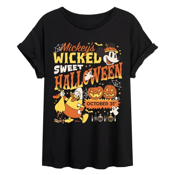 Disney - Mickey's Halloween Oversized Graphic T-Shirt