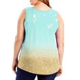 thumbnail image 5 of Ruimatai Women's Plus Size Casual Printed Tank Top Round Neck Loose Fit Stylish Floral Summer Cami for Everyday Comfort, 5 of 7