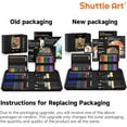 thumbnail image 6 of Shuttle Art 116 PCS Drawing Kit, Professional Drawing Supplies with Sketch, Charcoal, Colored, Graphite, Pastel Pencils & Sticks, Complete Drawing Tools and Paper Pads in Zipper Case, 6 of 8