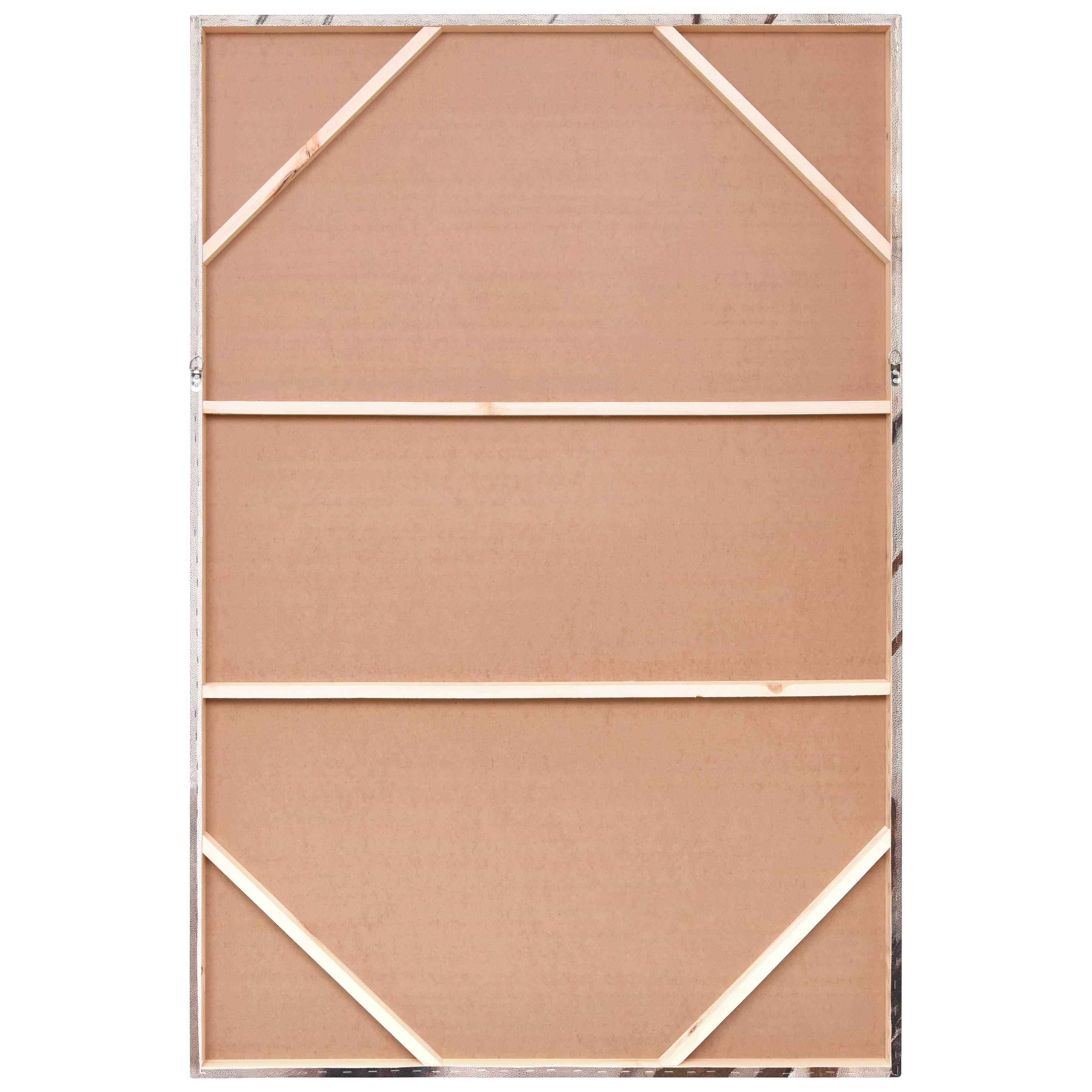 "Blossoming Tranquility" Floral Rendered on Gold Shagreen Wrapped Canvas Wall Art, sized 60"x40"