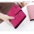 thumbnail image 1 of Cartera de estudiante con hebilla vintage, con múltiples tarjetas, cierre de cremallera, monedero corto para mujer, 1 of 5