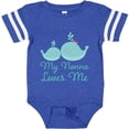 thumbnail image 3 of Inktastic My Nonna Loves Me Boys or Girls Baby Bodysuit, 3 of 5