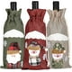 thumbnail image 2 of Juego de 3 tapones para botellas de vino MACHAO navideños con bolsa rosa decoración navideña, 2 of 5