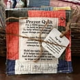 thumbnail image 6 of Prayer Quilt with Cross Inside 3.9"x3.9"Handmade Sew Individually Colorful Quilts, Pocket Prayer Quilt, Pocket Prayer Cross, Mini Scripture Quilts, Sympathy, 6 of 8