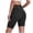 Black, variant on Workout Shorts for Women Crossover Back Scrunch Lifting Shorts High Waisted Gym Shorts Running Yoga Booty Shorts