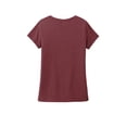 thumbnail image 4 of District Adult Female Women Electric Heather T-Shirt Maroon Frost Medium, 4 of 4