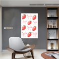 thumbnail image 5 of Trendy Pink Bow and Strawberry Posters Prints Painting Canvas Wall Art Funky Coquette Poster Preppy Inspirational Quotes Aesthetic Wall Decor for Girl Bedroom Living Room 12x18inch Framed, 5 of 6