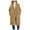 Khaki(Trending), variant on Pea Coat for Women Cocoon Straight Double Breasted Wool Coat Business Midi Long Winter Thrench Coat,L,Black