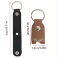 thumbnail image 2 of Llavero de piel sintética con hebilla de metal macizo portátil para bateristas principiantesMarrón oscuroXL, 2 of 5