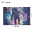 thumbnail image 4 of Yayeee Bath Rugs for Bathroom Floor Set of 2 Non Slip Fluffy Soft Absorbent Mat, Astronaut Pattern, 4 of 7