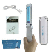 UV Care Light Sanitizer Wand - Portable UV Sanitizer for Home, Hotel, Phone - Handheld Ultraviolet Light Sanitizer - UVC Wand for Sanitizing - White