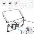 thumbnail image 4 of Adjustable 4 Position Portable Folding Camping Cot, Multifunctional Portable Folding Camping Cot  for Beach for Swimming Pool, 4 of 7