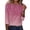 Red, variant on Iaqnaocc Women's Tops 3/4 Sleeve Dressy Casual Round Neck T-Shirts Vintage Floral Print Tees Blouses Loose Fit Fall Spring T Shirts Blue 2XL
