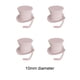 thumbnail image 3 of Tapas Reutilizables para Pajillas de 10mm | Set de Protectores de Silicona para Pajillas | Tapones Portátiles a Prueba de Salpicaduras | Regalos Decorativos para Fiestas | 4 Paquetes | Beige, 3 of 6