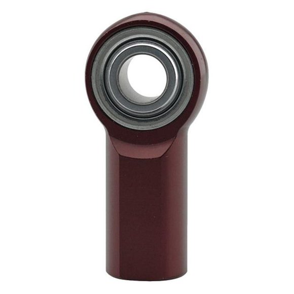 FK Rod Ends ALJF6 0.375 x 0.37-24 in. ALJF Series Female Aluminum Rod End, Hard Anodized Red - Right Hand