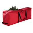 thumbnail image 1 of Sac Organisateur pour Sac de Rangement d'Ornement d'Arbre de Noël avec Poignée, 1 of 5