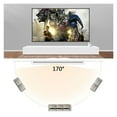 thumbnail image 3 of Projector Screen Portable Projection Screen 100 Inch 120 Inch 150 Inch 16:9,Outdoor Movie Screen For Travel Home Theater ,Wrinkle-Resistant Design, 3 of 5