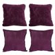 thumbnail image 1 of Set de 4 Cojines Decorativos (2 Cuadrados + 2 Cuadrados Grandes) Velvet Morado, 1 of 7
