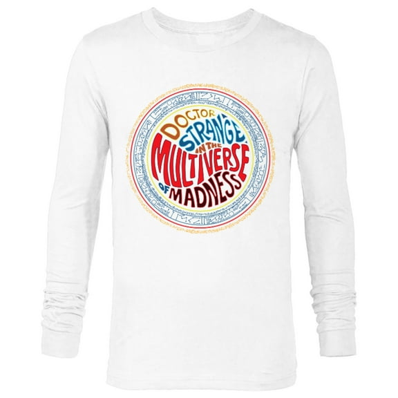 Marvel Doctor Strange Multiverse of Madness Colorful Runes - Long Sleeve T-Shirt for Men - Customized-White