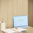 Apmemiss Clearance! 2025 Mini Desk Calendar Mini Standing Calendar 2025 Flip Calendar for Desk