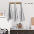 thumbnail image 3 of Juego de 12 paños de cocina LANE LINEN, 100% algodón, 38 x 64 cm, color gris, 3 of 9