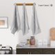 thumbnail image 3 of Juego de 12 paños de cocina LANE LINEN, 100% algodón, 38 x 64 cm, color gris, 3 of 9