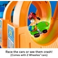 FisherPrice Little People Hot Wheels Tower, Toddler Playset with Track