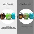 thumbnail image 3 of Bead Chakra Bracelet - 7 Chakras 8mm Lava Rock Stone Anxiety Bracelet Essential Oil Diffuser Stone, 3 of 4