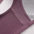 thumbnail image 4 of Erwazi Daisy Bra for Women Front Closure Bras Wireless Front Closure Button Comfortable Bra Daisy Bra for Seniors, 4 of 8