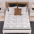 LINGYUAN Queen Size Chime 8 Inch Medium Firm Innerspring Mattress with