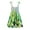Green, variant on Toddler Kids Halter Beach Dress Summer Sundress for Girl's Casual Hawaiian Vacation Dresses for Girls 1-10T